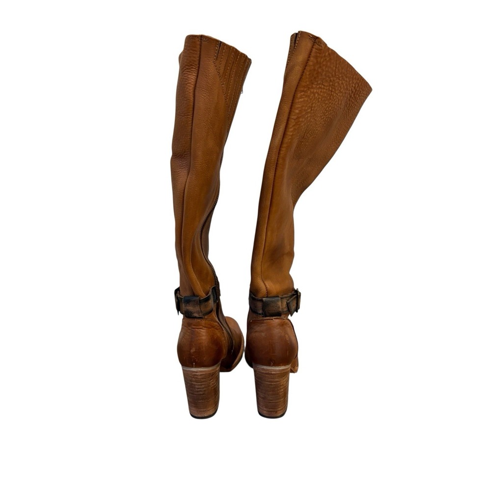 FreeBird Holland Tall Boots Heeled Brown Sz 8 Western Boho Cowgirl - Picture 8 of 13
